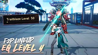 Honkai Star Rail  TL 50✓ Equilibrium Level 4 Quest FULL F2P Run [upl. by Nnylecoj]