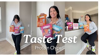 Ultimate Protein Popped Chips Taste Test my first video [upl. by Merow163]