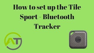 How to set up the Tile Sport  Bluetooth Tracker [upl. by Nedak]