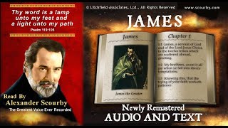 59  Book of James  Read by Alexander Scourby  AUDIO and TEXT  FREE on YouTube  GOD IS LOVE [upl. by Eenaj]