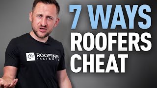 7 Ways Roofing Contractors Cut Corners  How to Hire a Roofer  RoofingInsights30 [upl. by Seugram717]