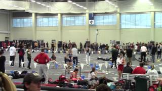 Ithaca 2014 Indoor Invite  4x200 Relay [upl. by Aelram740]