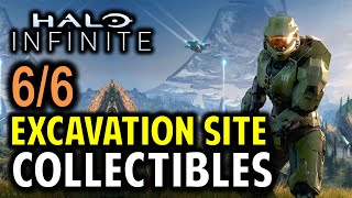 Excavation Site All Collectibles Audio Logs Spartan Core amp Mjolnir Armor Location  Halo Infinite [upl. by Lanae896]