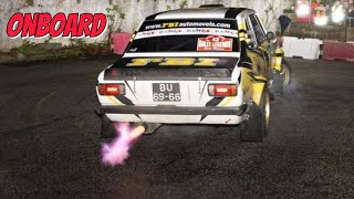 ONBOARD  Rally Legends Luso Night Show  Cláudio Nóbrega amp Hugo Martins Datsun On Fire Boucle 3 [upl. by Yenohtna]