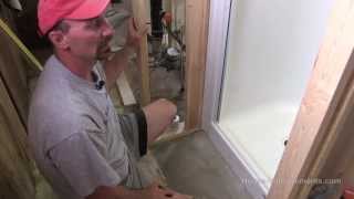 How To Install A Fiberglass Shower [upl. by Nivlem149]