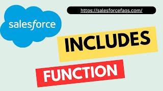 INCLUDES Function in Salesforce  How to Check Value selected MultiSelected Picklist Field [upl. by Niatirb]