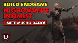 DIABLO 4  Destruye absolutamente TODO con esta BUILD DE NIGROMANTE INFIMIST [upl. by Epul]