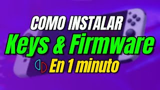 Yuzu KEYS y FIRMWARE🥒como Instalar Keys y Firmware Actualizadas 🥒para TODOS los JUEGOS [upl. by Zeuqcaj134]