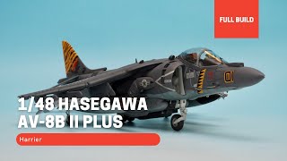 148 AV8B II plus Harrier Hasegawa full build [upl. by Burnaby]