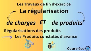 Régularisation des comptes de charges et de produits  Produits constatés davance [upl. by Nadroj955]