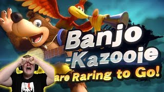 BANJOKAZOOIE IN SMASH BROS  REACTION EMOTIONAL [upl. by Anayd]