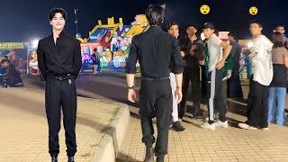 Korean Actor Song kang in Pakistan 😍 Caught Amazing Public Reactions😲 [upl. by Quinn420]