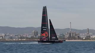 Cup Spy Highlights  Alinghi Red Bull Racing  AC75  Day 11  May 4 2024  Barcelona [upl. by Ellan]