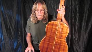 Oberg Guitars Curly KoaBearclaw Spruce Waltz for AC [upl. by Orthman]