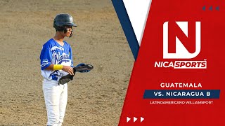 📡 EN VIVO ⚾ Béisbol Infantil  Guatemala 🇬🇹🆚🇳🇮 Nicaragua B  Latinoamericano 2024 [upl. by Emanuele345]