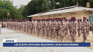 GEMIA  Les élèves officiers reçoivent leurs parchémins [upl. by Ahsote]