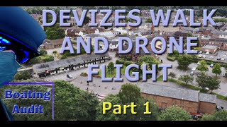 Boating Audit Devizes Canal Cemetery and Town with Drone 2024 Part1 [upl. by Birch]