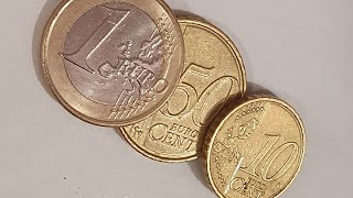 10€50€ Cents1€ Euro Coins The Netherlands youtube coins rarecoins [upl. by Ahsieyn]