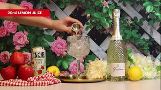 The Booze Bar  How to make an Inches Cider Spritz 🌞 [upl. by Eiramnwad438]