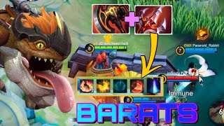 BARATS BEST BUILD 2022 BARATS BEST SPELL amp EMBLEM SET 2022 MOBILE LEGENDS [upl. by Eyma]