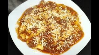 Polenta con tuco facil y barata [upl. by Granniah426]