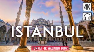 Istanbul TURKEY 4K Walking Tour  Captions amp Immersive Sound 4K Ultra HD60fps [upl. by Jeramie]