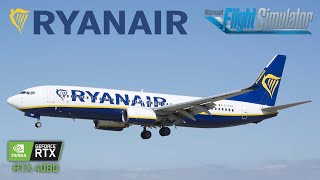 Realne Linie  RYANAIR  Realne Loty 4  B737  MSFS 2020 ✈️ Łódź EPLL  Stansted EGSS  RTX4080 [upl. by Ongineb]