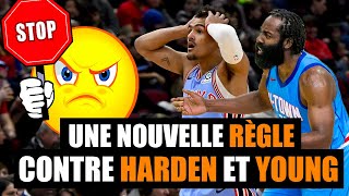 LA NOUVELLE RÈGLE QUI FAIT DÉJÀ TREMBLER TRAE YOUNG ET JAMES HARDEN [upl. by Nnaeel577]