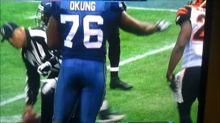 Gibril Wilson Cincinnati Bengals Humps Leon Washington Seattle Seahawks [upl. by Lleznov535]