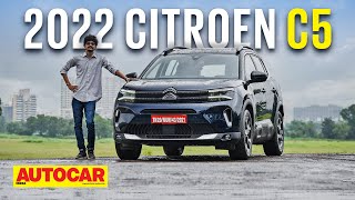 2022 Citroen C5 Aircross review  French Connection  First Drive  Autocar India [upl. by Yaras965]