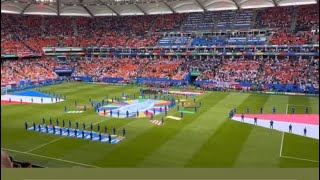 Netherlands National Anthem EURO 2024  Holand vs Poland [upl. by Mazur]