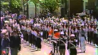 Martinsburg HS Band1986 Apple Blossom Festival Grand Feature Parade [upl. by Synned730]