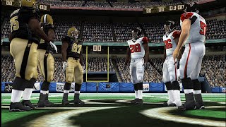 Madden 07 PSP Falcons Franchise Mode Week 3 Vs Saints [upl. by Assi]