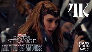 Doctor Strange in the Multiverse of Madness Super Bowl TV Spot 4K UHD Promo Scarlet Witch XMen [upl. by Oiluig]