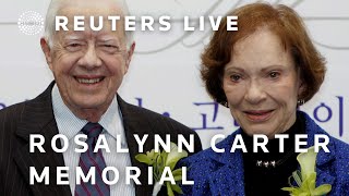 LIVE Memorial service for former US first lady Rosalynn Carter [upl. by Devlin105]