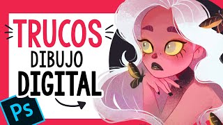 10 TRUCOS MUY FĆCILES para DIBUJAR EN DIGITAL como un PROFESIONAL š€ [upl. by Turnheim248]