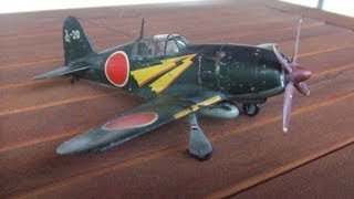 Hasegawa Mitsubishi J2M3 Raiden 172 scale [upl. by Sylvanus]