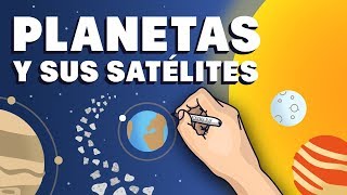 Los planetas del Sistema Solar y sus Satélites [upl. by Ahcsropal562]