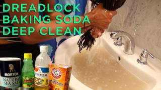 Dreadlocks Baking Soda Deep Clean TutorialReview [upl. by Shir]