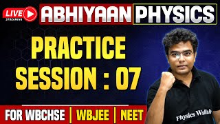 PRACTICE SESSION 07  PYQs amp MCQs বাংলায়  Physics  Class 11WBJEEWBCHSENEET [upl. by Eelarual]