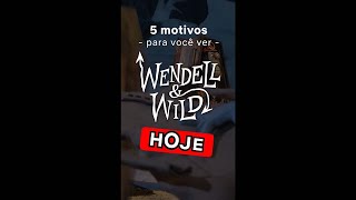 Wendell amp Wild 5 razões para ver esse stop motion  Netflix Brasil Coraline terror [upl. by Wimsatt]