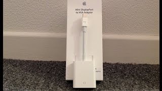 Unboxing  Adaptateur VGA vers Mini Display ou Thunderbolt [upl. by Lupee69]