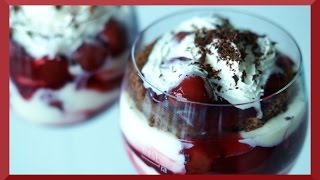 Weihnachtsdessert  Schwarzwälder Kirsch im Glas Rezept Dessert [upl. by Aseefan]