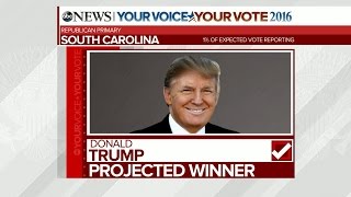 Donald Trump Is Projected to Win the South Carolina GOP Primary  ABC News [upl. by Wandy]