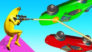 SNIPERS VS UPSIDE DOWN SUPERCARS Fortnite Funny Moments [upl. by Wiseman344]