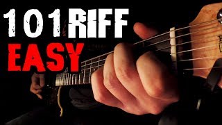 100 ROCK and METAL RIFFS Easy But Great [upl. by Gagliano]