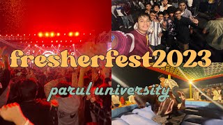 Fresher fest 2023  parul university  Day 1 [upl. by Eirrol683]