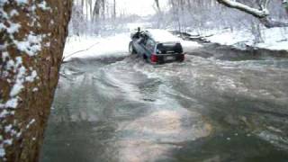 59 Jeep Grand Cherokee with Snorkel and Lockers part 1 stream crossing [upl. by Maxey]