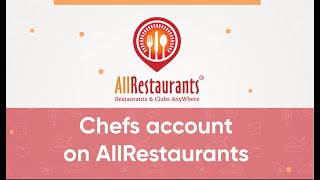 AllRestaurants  Chef Registration ad in chefs club and CV sender [upl. by Anoirb699]