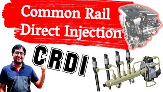 How CRDI Common Rail Direct Injection System Work [upl. by Nottus]